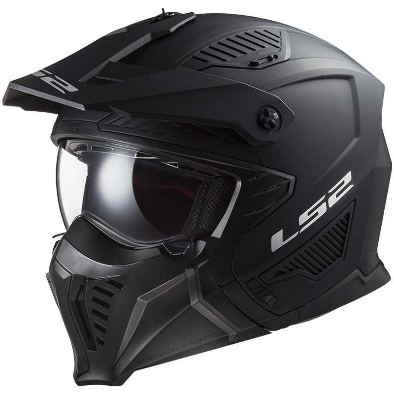 Motorhelm LS2 OF606 Drifter Massief zwart mat