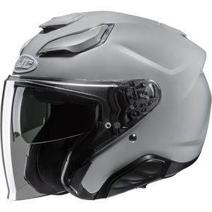 Open motorhelm HJC F31 Solid grijs