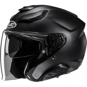 Open motorhelm HJC F31 effen zwart