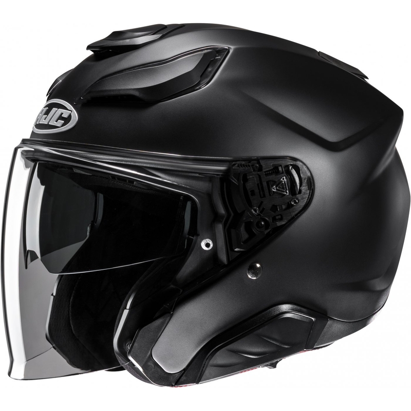 Open motorhelm HJC F31 effen zwart