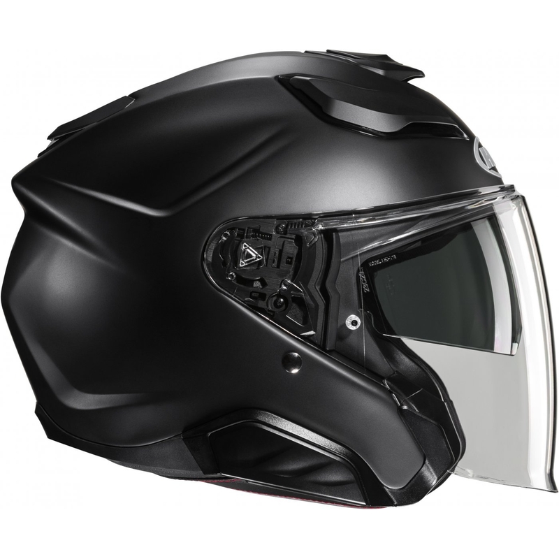 Open motorhelm HJC F31 effen zwart