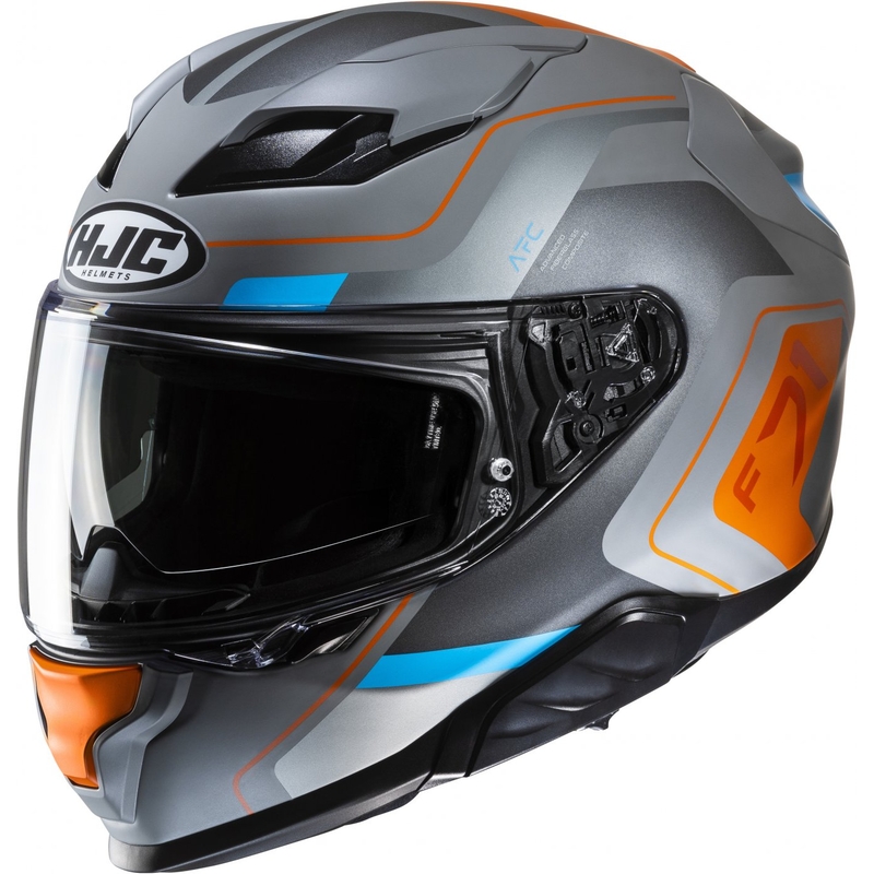 Integraalhelm HJC F71 Arcan MC27SF grijs-blauw-oranje