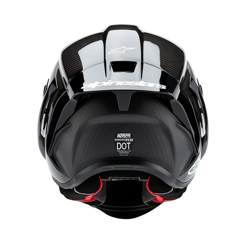 Integraal motorhelm Alpinestars Supertech R-10 Solid carbon black
