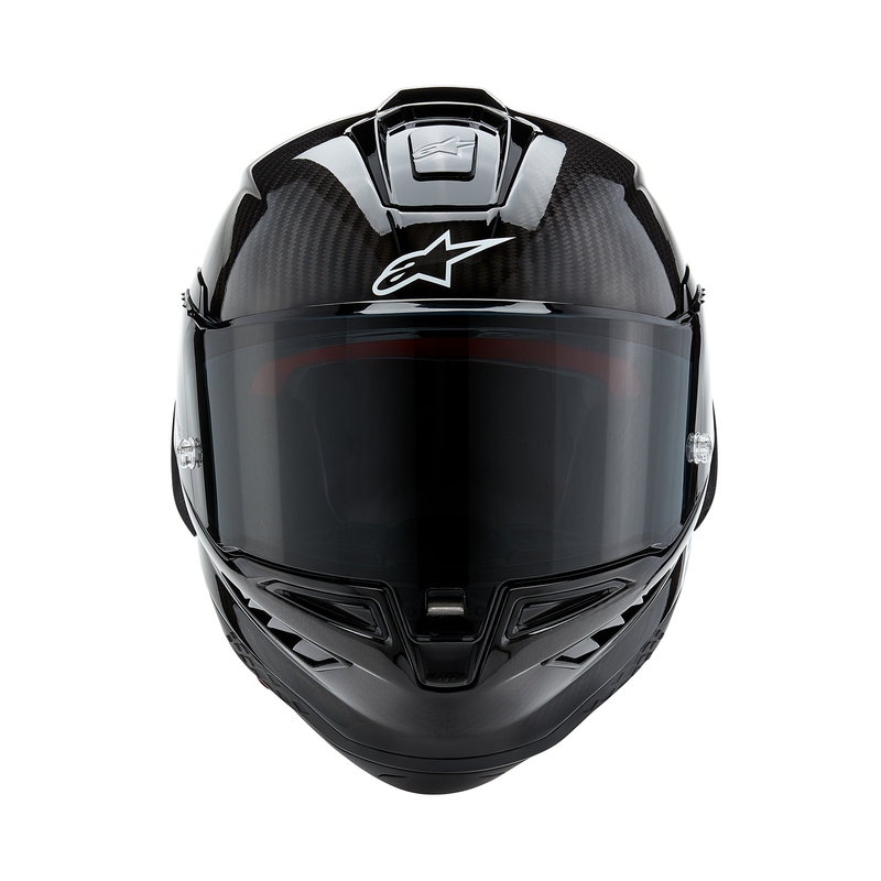Integraal motorhelm Alpinestars Supertech R-10 Solid carbon black