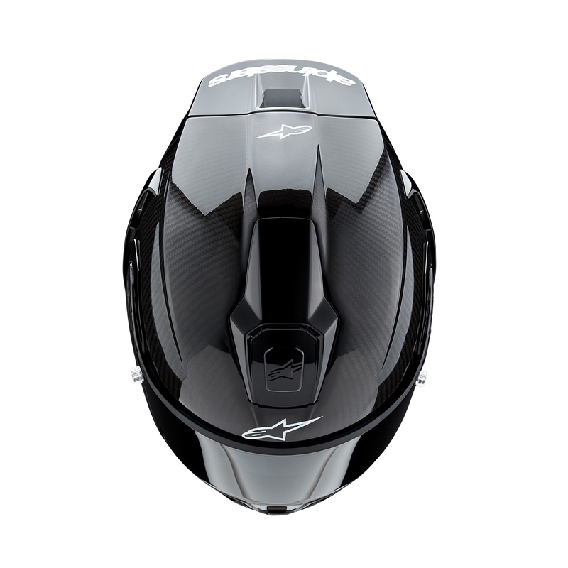 Integraal motorhelm Alpinestars Supertech R-10 Solid carbon black