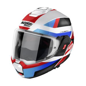 Flip Helm Nolan N120-1 Subway glanzend wit