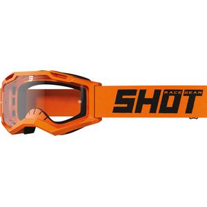 Kinder motorcrossbril Shot Rocket Kid 2.0 oranje (helder plexi)