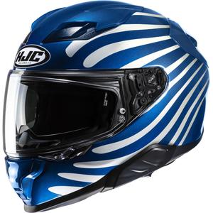 Integraal motorhelm HJC F71 Zen MC2 wit-blauw