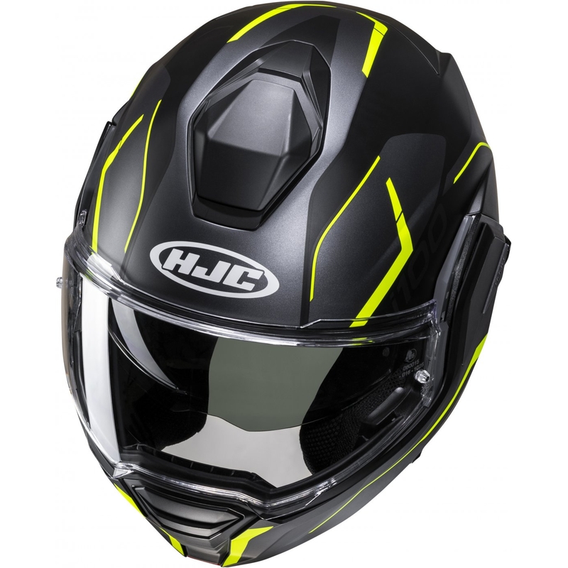HJC i100 Lorix MC3HSF zwart-grijs-geel opklapbare motorhelm