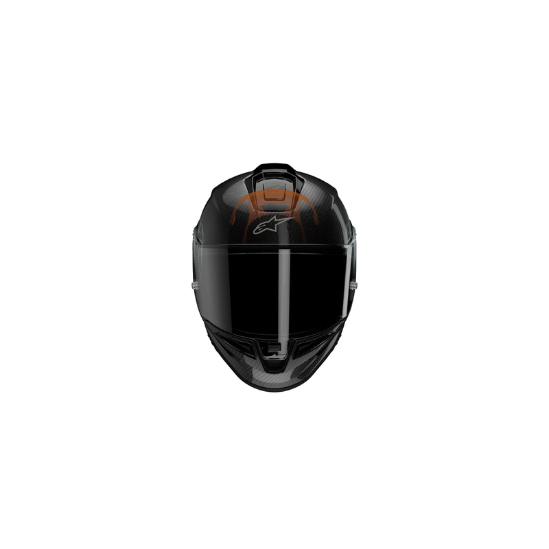 Alpinestars Supertech R-10 Team carbon rood en witte integraal motorhelm