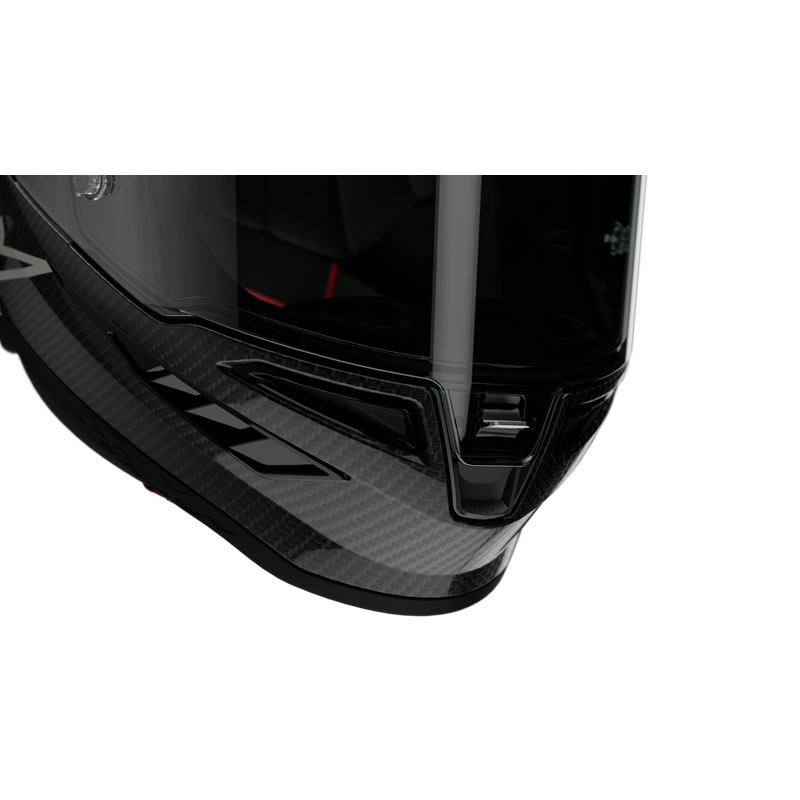 Alpinestars Supertech R-10 Team carbon rood en witte integraal motorhelm