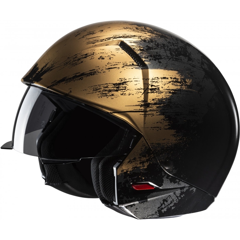 Open helm met masker HJC i20 Furia MC9 zwart-goud