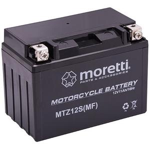 Onderhoudsvrije gelbatterij Moretti MTZ12S, 12V 10Ah