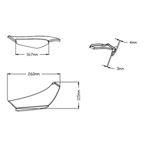 Boční spoilery PUIG DOWNFORCE černý