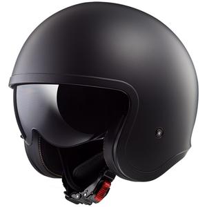 Motorhelm open LS2 OF599 Spitfire zwart mat