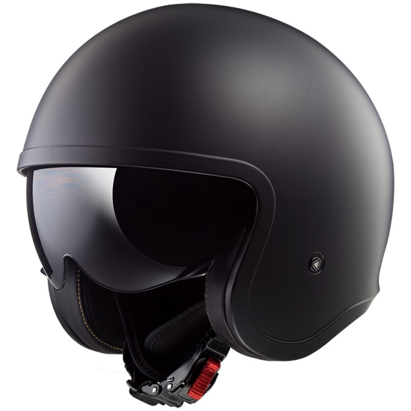 Motorhelm open LS2 OF599 Spitfire zwart mat