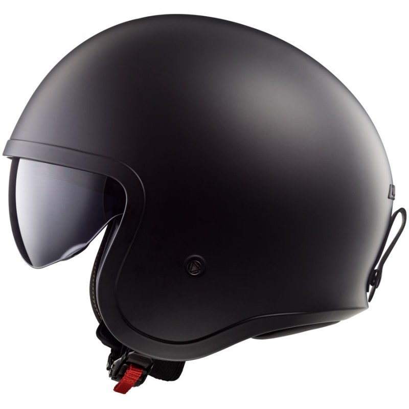 Motorhelm open LS2 OF599 Spitfire zwart mat