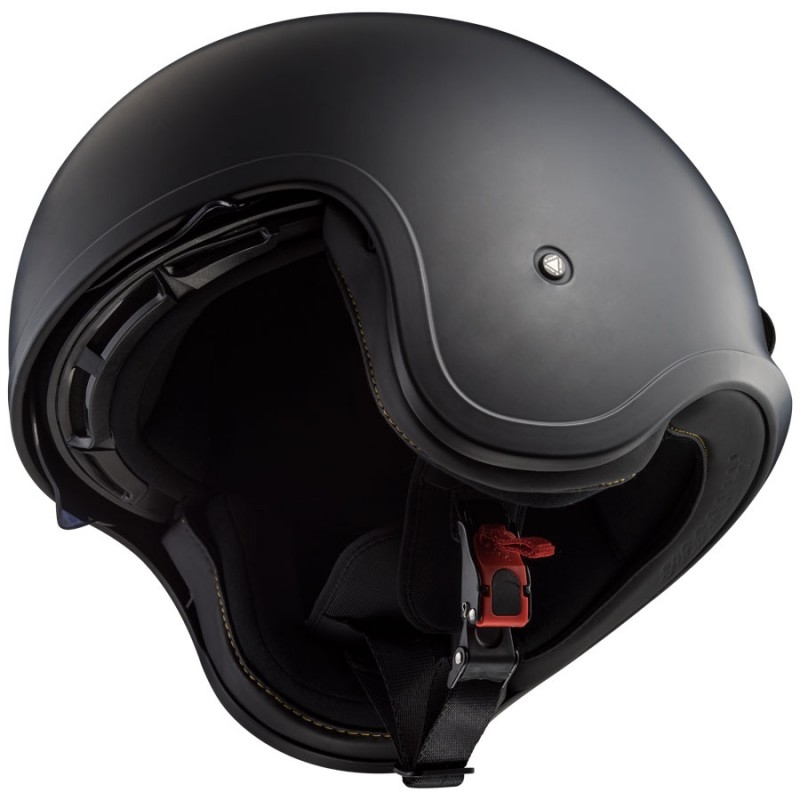 Motorhelm open LS2 OF599 Spitfire zwart mat