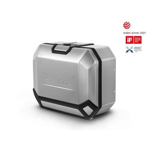 Kompletní sada hliníkových kufrů SHAD TERRA, 55L topcase 36L/36L boční kufry, včetně montážní sady a plotny SHAD Moto Morini X-Cape 649