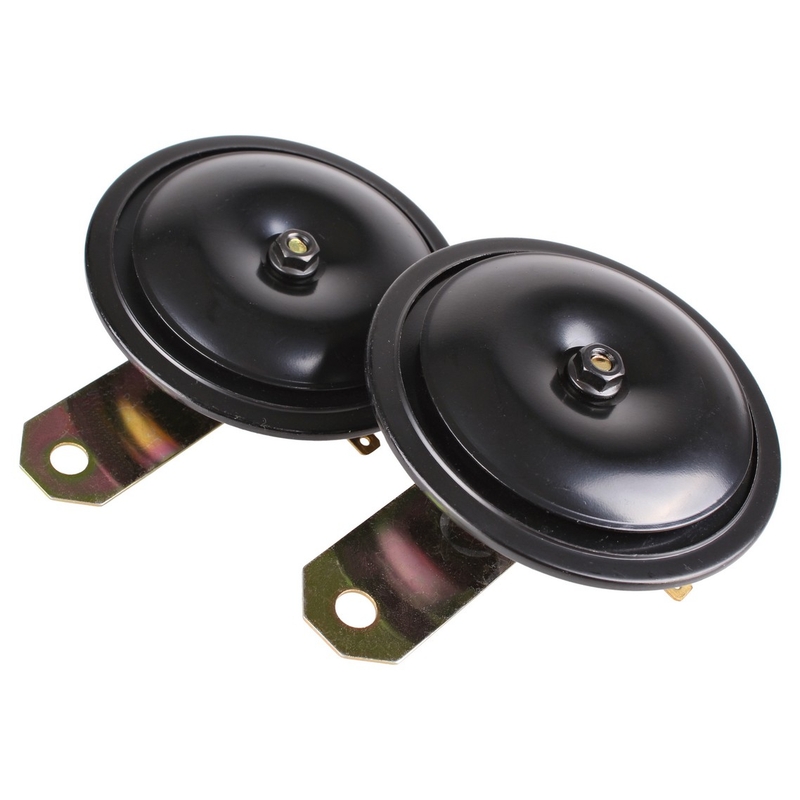 Klaxon R-TOOL 12V 5A zwart 2 stuks