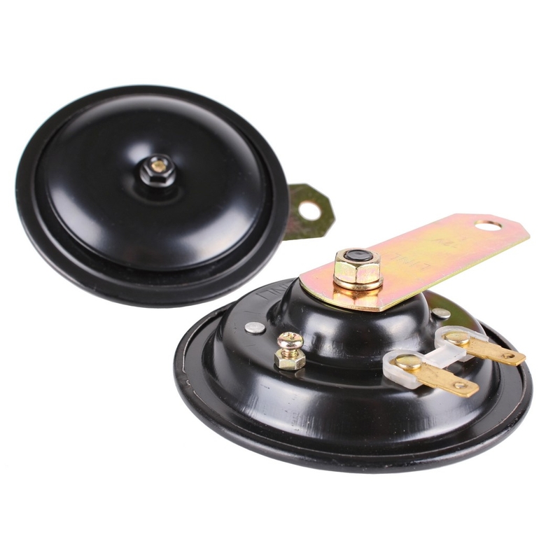 Klaxon R-TOOL 12V 5A zwart 2 stuks