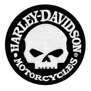 Patch H-D motorfietsen wit