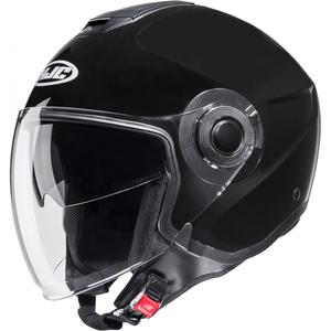 HJC i40N Solid Metallic Zwart Open Motorhelm