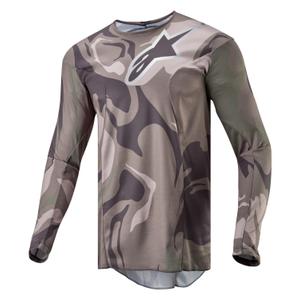 Alpinestars Racer Tactical motocross jersey groen camo-bruin