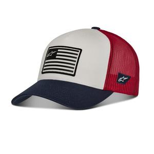 Alpinestars Vlag Snap Hoed blauw-rood-wit