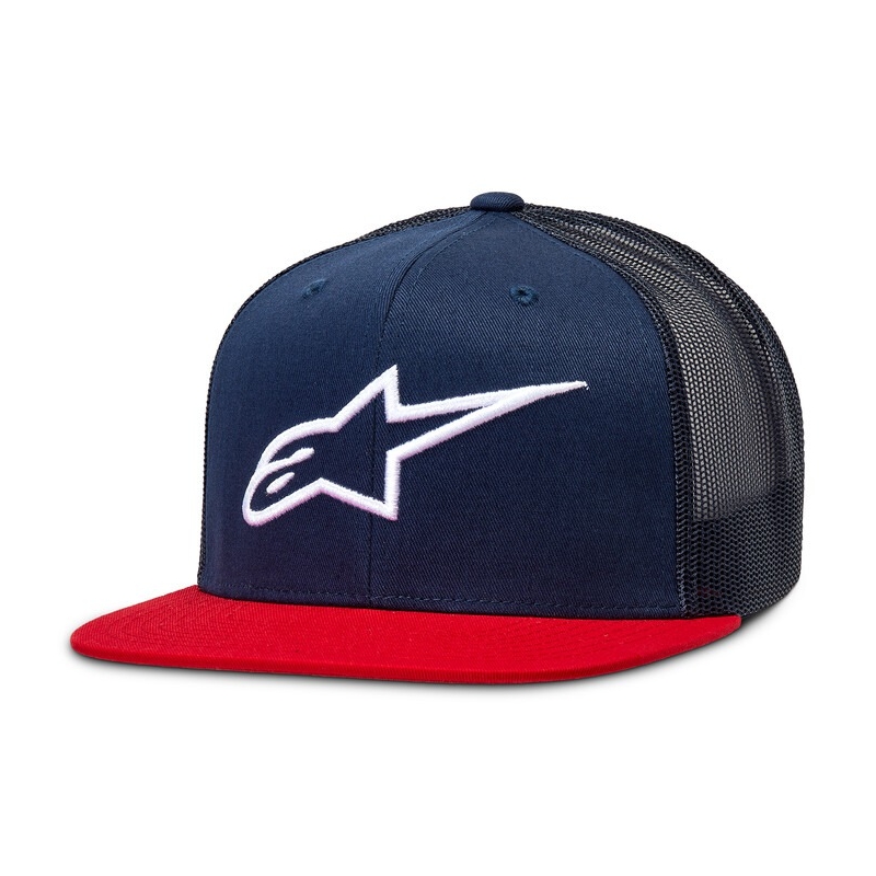 Alpinestars Corp Trucker pet blauw-rood-zwart-wit
