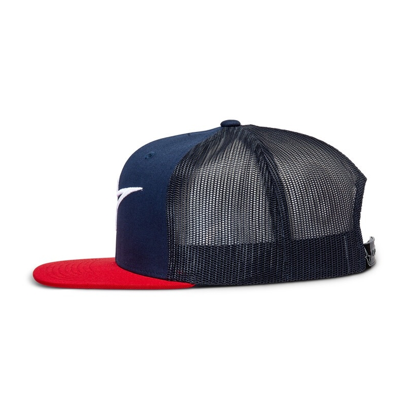 Alpinestars Corp Trucker pet blauw-rood-zwart-wit