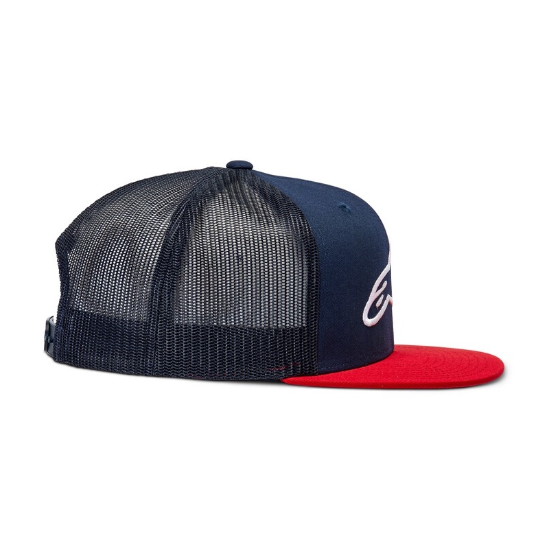 Alpinestars Corp Trucker pet blauw-rood-zwart-wit