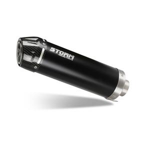 Koncovka výfuku STORM GP Black with carbon cap