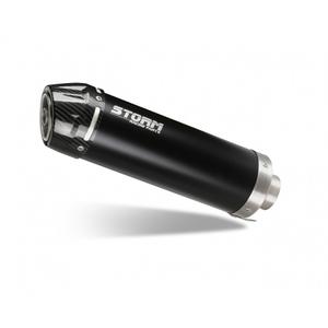 Výfuk kompletní 1x1 STORM GP Black with carbon cap