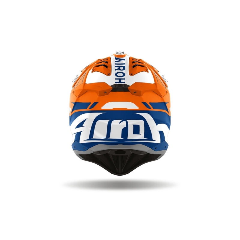Crosshelm Airoh Aviator 3 Spin fluo oranje mat