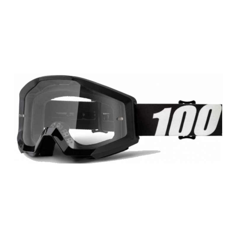Brýle 100% Strata Outlaw (čiré plexi s čepy pro slídy)