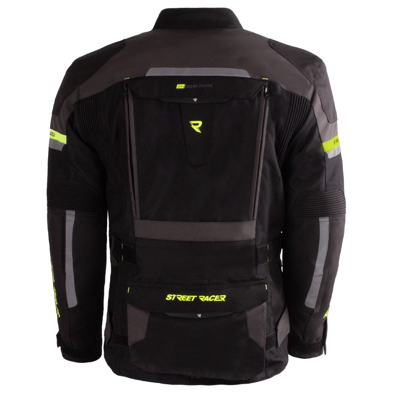 Motorjack Street Racer Rocket zwart-grijs-fluogeel