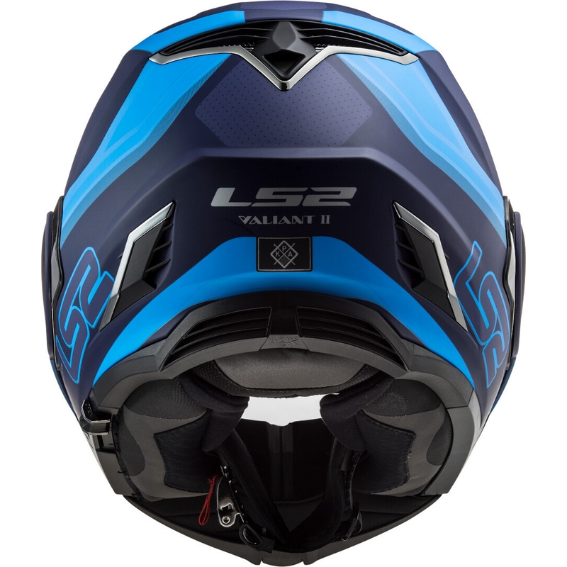 Překlápěcí přilba na motorku LS2 FF900 Valiant II Orbit modrá (KOPIE)