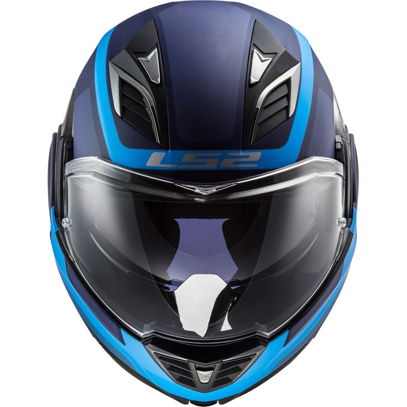 Překlápěcí přilba na motorku LS2 FF900 Valiant II Orbit modrá (KOPIE)