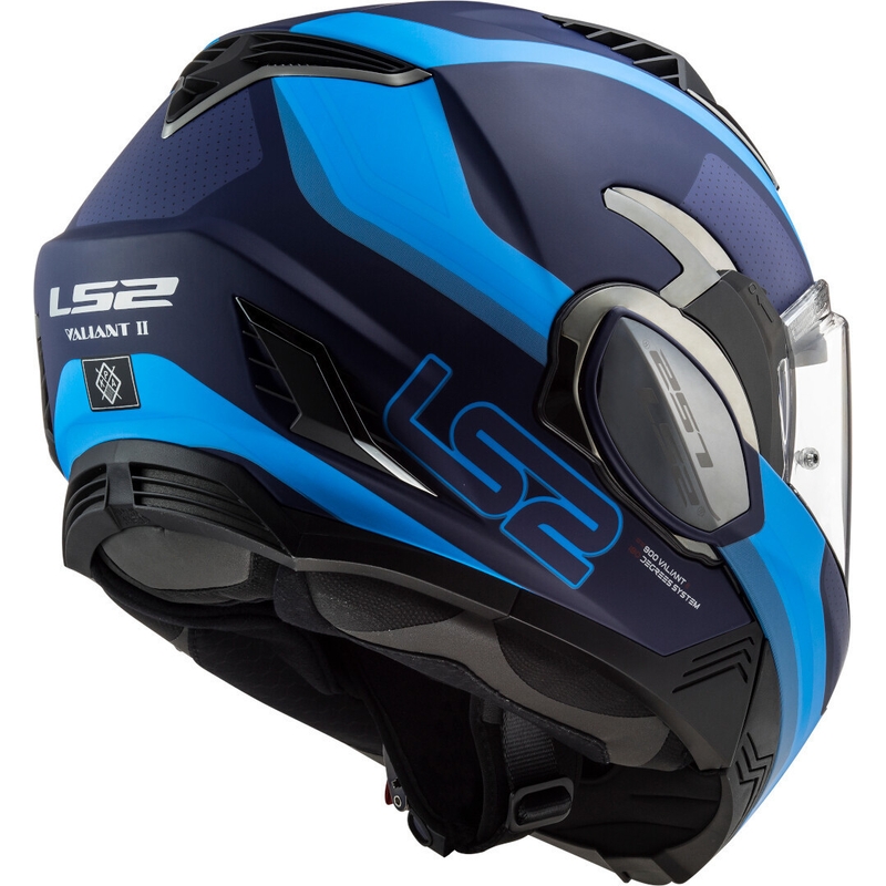 Překlápěcí přilba na motorku LS2 FF900 Valiant II Orbit modrá (KOPIE)