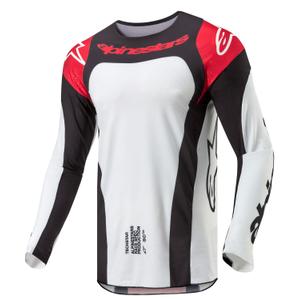 Alpinestars Techstar Ocuri motocross shirt rood-wit-zwart