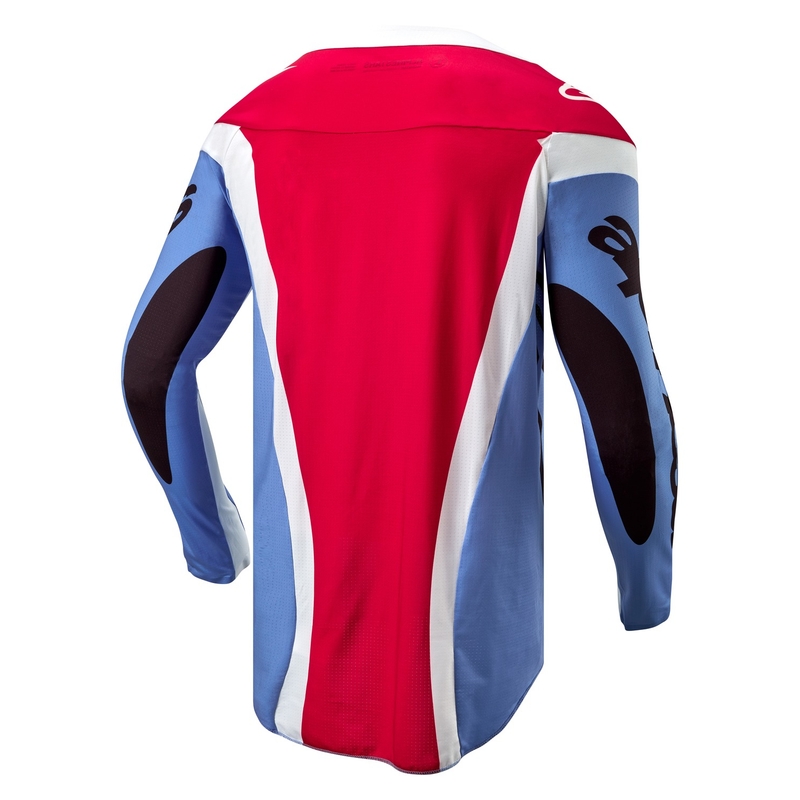 Alpinestars Techstar Ocuri motocross shirt blauw-wit-rood