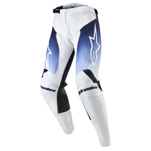 Alpinestars Racer Hoen Motorcross Broek Blauw Wit