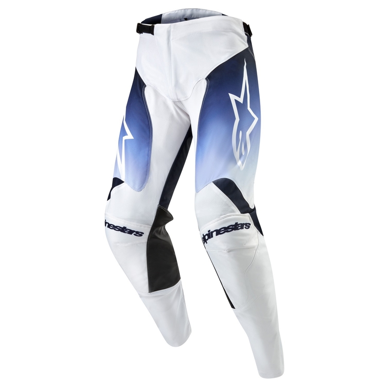 Alpinestars Racer Hoen Motorcross Broek Blauw Wit