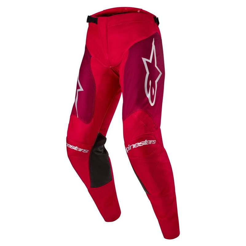 Alpinestars Racer Hoen Motorcross Broek rood en wijn