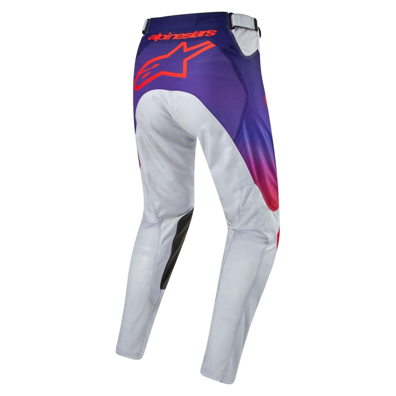 Alpinestars Racer Hoen Motorcross Broek grijs-blauw-oranje
