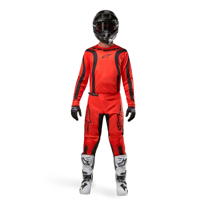 Alpinestars Fluid Lurv 2024 Motorcrossbroek Oranje en Zwart