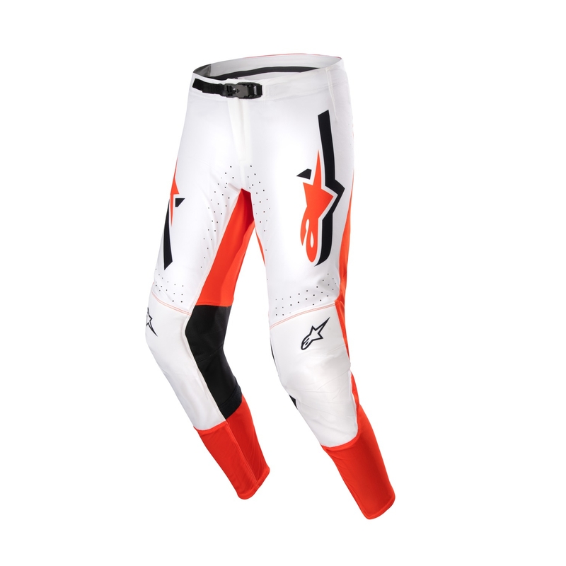Alpinestars Supertech Ward Motorcrossbroek wit en oranje