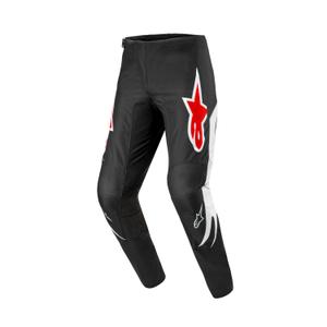 Alpinestars Fluid Lucent Motorcross Broek Zwart, Wit en Rood