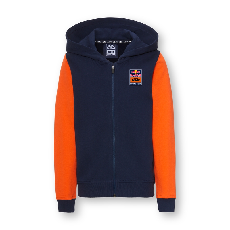 KTM Apex Zip-Hoodie voor kinderen, blauw-oranje uitverkoop